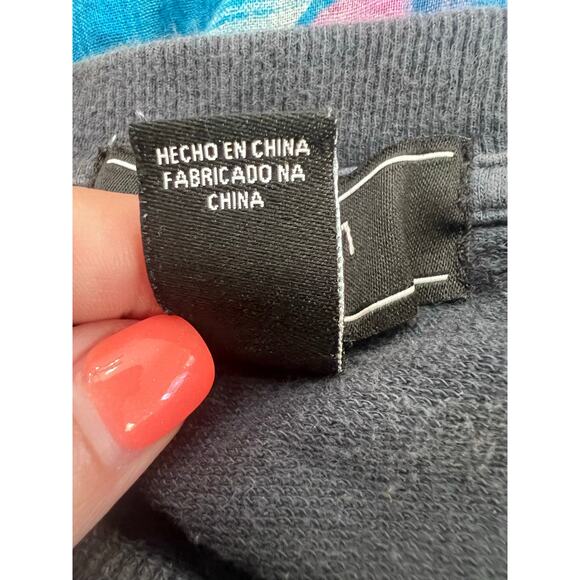 Forever 21 T-Shirt Men’s L Tie Dye Crew Neck Long Sleeve Windjammer Streetwear - Picture 7 of 7